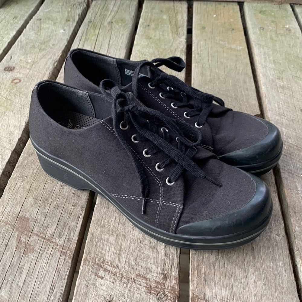 Black Vegan Veda Dansko Sneakers, Size 42